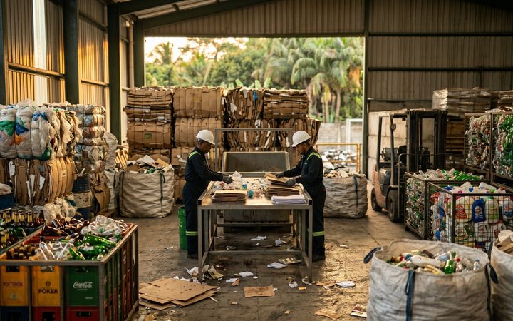 Gestión post consumo: clasificación de materiales aprovechables